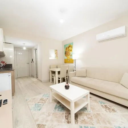 Vibrant And Central Flat With Shared Pool In Kepez Antalya